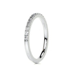 0.3 CT Round Half Eternity CVD EF/VVS Diamond Wedding Band 5
