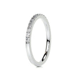 0.3 CT Round Half Eternity CVD EF/VVS Diamond Wedding Band 5