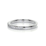 0.3 CT Round Half Eternity CVD EF/VVS Diamond Wedding Band 4