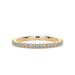 0.3 CT Round Half Eternity CVD EF/VVS Diamond Wedding Band 6