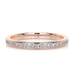 0.2 CT Round Half Eternity CVD EF/VVS Diamond Wedding Band 17