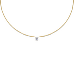 0.50 CT Round Solitaire CVD F/VS Diamond Necklace 5
