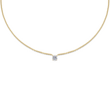 0.50 CT Round Solitaire CVD F/VS Diamond Necklace 5