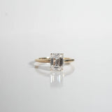 2.5 CT Emerald Cut Solitaire Lab Grown Diamond Engagement Ring