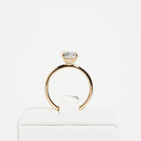 2 CT Radiant Cut Solitaire Lab Grown Diamond Engagement Ring