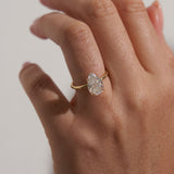 4 CT Pear Solitaire Lab Grown Diamond Engagement Ring