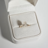 4 CT Pear Solitaire Lab Grown Diamond Engagement Ring