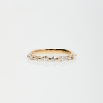 0.23 CT Round Half Eternity Lab Grown Diamond Wedding Band