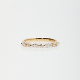 0.23 CT Round Half Eternity Lab Grown Diamond Wedding Band
