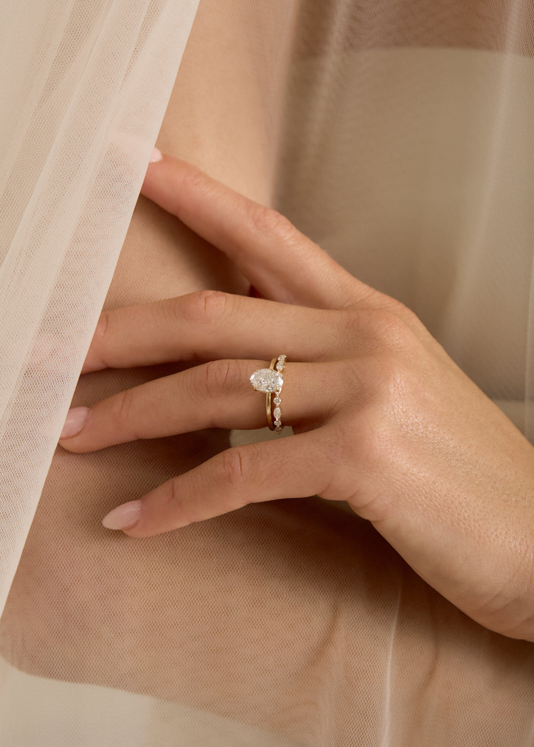 0.23 CT Round Half Eternity Lab Grown Diamond Wedding Band