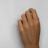 0.23 CT Round Half Eternity Lab Grown Diamond Wedding Band