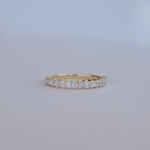 0.23 CT Round Half Eternity Lab Grown Diamond Wedding Band