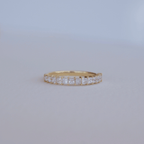0.23 CT Round Half Eternity Lab Grown Diamond Wedding Band
