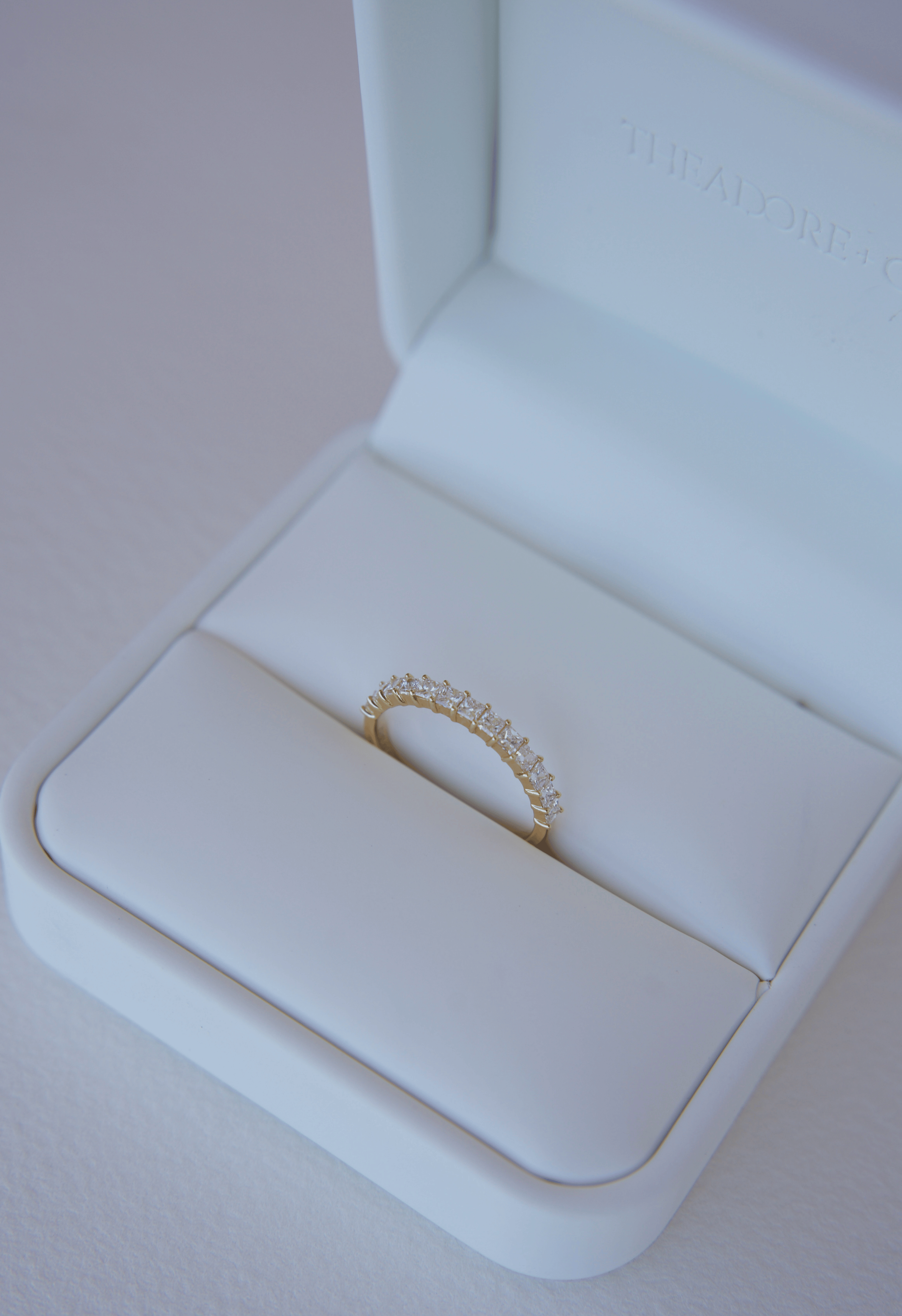 0.23 CT Round Half Eternity Lab Grown Diamond Wedding Band
