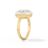 Zendaya – Inspired 5.0 Carat East-West Cushion-cut Solitaire Moissanite