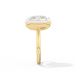 Zendaya – Inspired 5.0 Carat East-West Cushion-cut Solitaire Moissanite