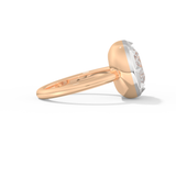 Zendaya – Inspired 5.0 Carat East-West Cushion-cut Solitaire Moissanite