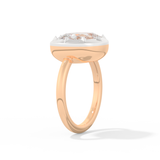 Zendaya – Inspired 5.0 Carat East-West Cushion-cut Solitaire Moissanite