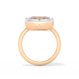 Zendaya – Inspired 5.0 Carat East-West Cushion-cut Solitaire Moissanite