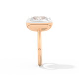 Zendaya – Inspired 5.0 Carat East-West Cushion-cut Solitaire Moissanite