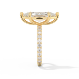 Selena Gomez – Inspired 4.25 Carat Marquise Cut Pave Moissanite