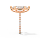Selena Gomez – Inspired 4.25 Carat Marquise Cut Pave Moissanite