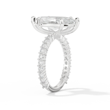 Selena Gomez – Inspired 4.25 Carat Marquise Cut Pave Moissanite