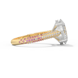Lady Gaga – Inspired 4.30 Carat Oval Cut Cathedral Pink Gemstone