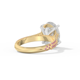 Lady Gaga – Inspired 4.30 Carat Oval Cut Cathedral Pink Gemstone