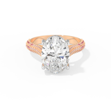 Lady Gaga – Inspired 4.30 Carat Oval Cut Cathedral Pink Gemstone