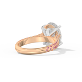 Lady Gaga – Inspired 4.30 Carat Oval Cut Cathedral Pink Gemstone
