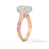 Lady Gaga – Inspired 4.30 Carat Oval Cut Cathedral Pink Gemstone