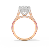 Lady Gaga – Inspired 4.30 Carat Oval Cut Cathedral Pink Gemstone