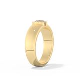 Dua Lipa – Inspired 0.60 Carat Round Cut Solitaire Moissanite