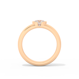 Dua Lipa – Inspired 0.60 Carat Round Cut Solitaire Moissanite