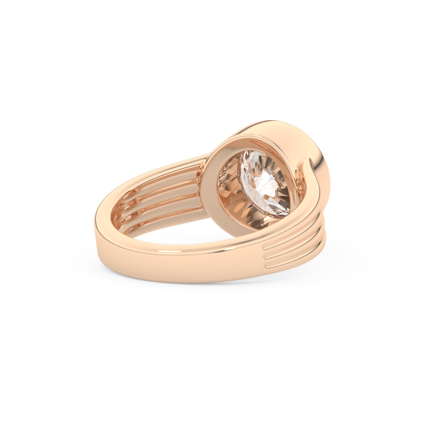 Emma Roberts – Inspired 2.50 Carat Round Cut Bezel Moissanite
