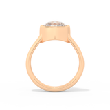 Emma Roberts – Inspired 2.50 Carat Rose Cut Bezel Moissanite