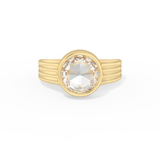 Emma Roberts – Inspired 2.50 Carat Rose Cut Bezel Moissanite