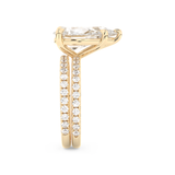 Sophie Turner – Inspired 5.0 Carat Pear Cut Double Pave Moissanite