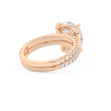 Sophie Turner – Inspired 5.0 Carat Pear Cut Double Pave Moissanite