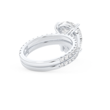 Sophie Turner – Inspired 5.0 Carat Pear Cut Double Pave Moissanite
