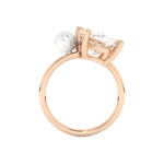 Ariana Grande – Inspired 4.0 Carat Oval & Pearl Cut Two Stone Moissanite 17