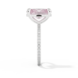 Blake Lively – Inspired 4.0 Carat Oval Cut Pave Moissanite