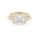 Ciara – Inspired 4.25 Carat Cushion Cut Five Stones Moissanite 7