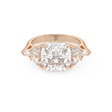 Ciara – Inspired 4.25 Carat Cushion Cut Five Stones Moissanite 13