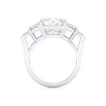 Ciara – Inspired 4.25 Carat Cushion Cut Five Stones Moissanite 5
