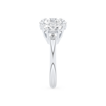 Ciara – Inspired 4.25 Carat Cushion Cut Five Stones Moissanite