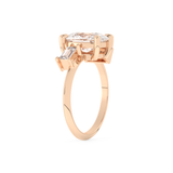 Kaley Cuoco – Inspired 2.0 Carat Cushion Cut Three Stones Moissanite 16