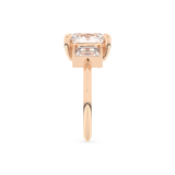 Kaley Cuoco – Inspired 2.0 Carat Cushion Cut Three Stones Moissanite 18