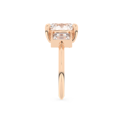 Kaley Cuoco – Inspired 2.0 Carat Cushion Cut Three Stones Moissanite
